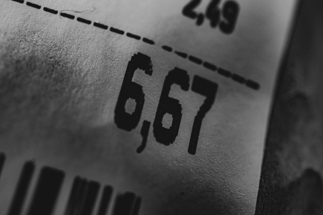 betting slip closeup